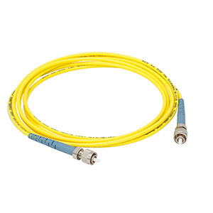 P1-405P-FC-2 - Low-Insertion-Loss SM Fiber Patch Cable, 2 m, 405 - 532 nm, FC/PC 