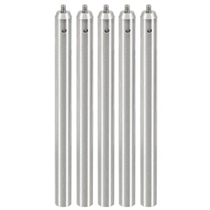 TR6-P5 - Ø1/2in Optical Post, SS, 8-32 Setscrew, 1/4in-20 Tap, L = 6in, 5 Pack