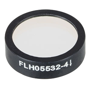 FLH05532-4 - Hard-Coated Bandpass Filter, Ø12.5 mm, CWL = 532 nm, FWHM = 4 nm