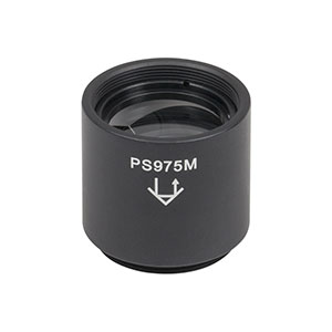 PS975M - TIR Retroreflector, SM1-Threaded Mount, Uncoated