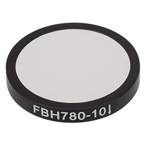FBH780-10 - Premium Bandpass Filter, Ø25 mm, CWL = 780 nm, FWHM = 10 nm