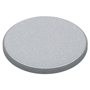 DG10-120-F01 - Ø1in UV-Enhanced Al Reflective Ground Glass Diffuser, 120 Grit