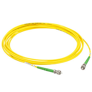 P3-460P-FC-5 - Low-Insertion-Loss SM Fiber Patch Cable, 5 m, 488 - 633 nm, FC/APC