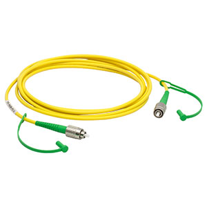 P3-460B-FC-2 - Single Mode Patch Cable, 488 - 633 nm, FC/APC, Ø3 mm Jacket, 2 m Long
