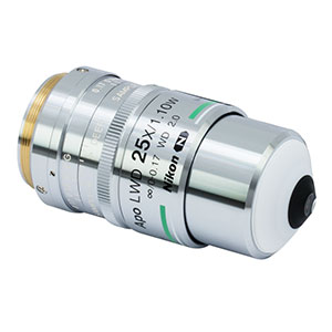 N25X-APO-MP - 25X Nikon CFI APO LWD Objective, 380 - 1050 nm, 1.10 NA, 2.0 mm WD