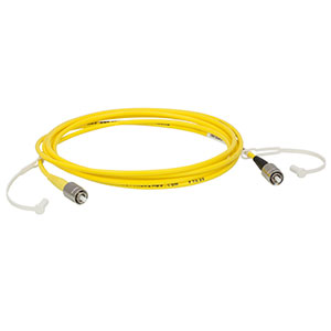 P1-405AR-2 - SM Patch Cable, AR-Coated FC/PC to Uncoated FC/PC, 405 - 532 nm, 2 m