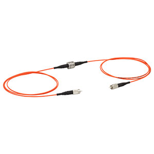 RJPF4 - FC/PC to FC/PC, Ø400 µm, 0.39 NA, Rotating Patch Cable, 2 m Long