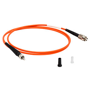 M91L01 - Ø200 µm, 0.22 NA, High OH, FC/PC to SMA905 Fiber Patch Cable, 1 m