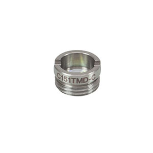 C151TMD-C - f = 2.00 mm, NA = 0.50, WD = 0.3 mm, Mounted Aspheric Lens, ARC: 1050 - 1700 nm