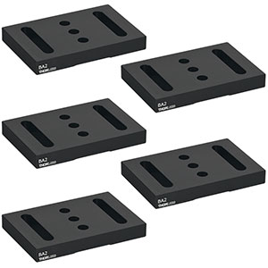 BA2-P5 - Mounting Base, 2in x 3in x 3/8in, 5 Pack