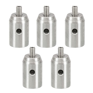 TR20/M-JP-P5 - Ø12 mm Optical Post, SS, M4 Setscrew, M6 Tap, L = 20 mm, 5 Pack