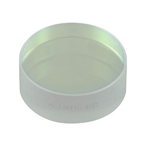 UM10-45D - Ø1in Low GDD Ultrafast Mirror, 1760 nm - 2250 nm, 45° AOI  