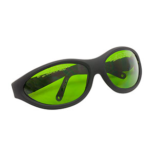 LG2B - Laser Safety Glasses, Green Lenses, 19% Visible Light Transmission, Sport Style