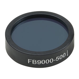 FB9000-500 - Ø1in IR Bandpass Filter, CWL = 9.00 µm, FWHM = 500 nm