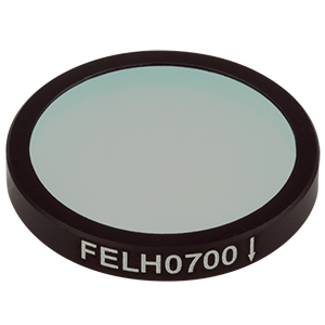 FELH0700 - Ø25.0 mm Longpass Filter, Cut-On Wavelength: 700 nm