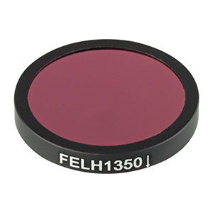 FELH1350 - Ø25.0 mm Longpass Filter, Cut-On Wavelength: 1350 nm