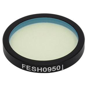 FESH0950 - Ø25.0 mm Shortpass Filter, Cut-Off Wavelength: 950 nm