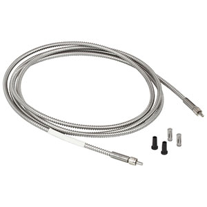 BFA105LS02 - Linear-to-Linear Bundle, 7 x Ø105 µm Core Fibers, Low-OH, SMA, 2 m Long