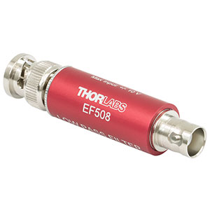 EF508 - Low-Pass Electrical Filter, ≤1 MHz Passband, Coaxial BNC Feedthrough