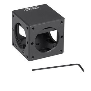 CCM1-4ER/M - Compact Clamping 4-Port Prism/Mirror 30 mm Cage Cube, M4 Tap