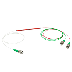 RG45A1 - 561 nm / 640 nm Wavelength Combiner/Splitter, FC/APC Connectors