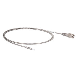 MR81L01 -  Ø200 µm Core, 0.39 NA, FC/PC to Ø2.5 mm Ferrule Patch Cable, Armored, 1 m Long