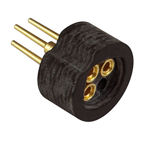 S038S - Laser Diode Socket for Ø3.8 mm Laser, 3 Pin