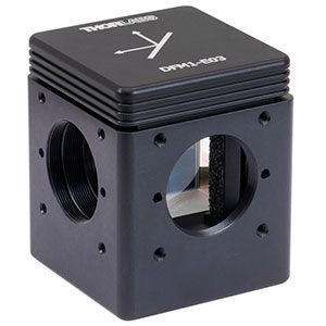 DFM1-E03 - Kinematic Beam Turning Cage Cube with Dielectric-Coated Right-Angle Prism Mirror, 750 - 1100 nm, Right-Turning, 1/4in-20 Tapped Holes
