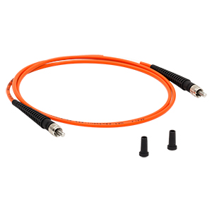 M44L01 - Ø200 µm, 0.50 NA, SMA-SMA Fiber Patch Cable, Low OH, 1 m Long