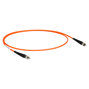 M114L01 - Ø600 µm, 0.22 NA, SMA-SMA Solarization-Resistant MM Fiber Patch Cable, 1 m Long