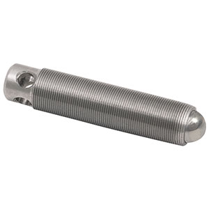 F25ST100 - Fine Hex Adjuster with Torque Holes, 1/4in-80, 1in Long