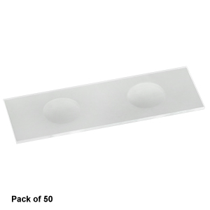 MS15C2 - Microscope Slides, 1.35 mm Thick, Two Cavities, Pack of 50