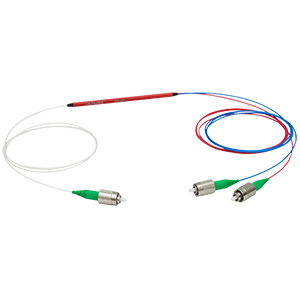 RB32A1 - 473 nm / 633 nm Wavelength Combiner/Splitter, FC/APC Connectors