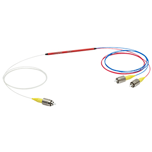 RB62F1 - 473 nm / 670 nm Wavelength Combiner/Splitter, FC/PC Connectors