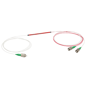 TW560R1A1 - 1x2 Wideband Fiber Optic Coupler, 560 ± 50 nm, 99:1 Split, FC/APC