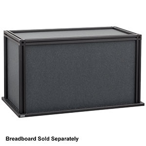 XE25C8 - 21in x 9in x 12in (L x W x H) Enclosure with Black Hardboard Panels