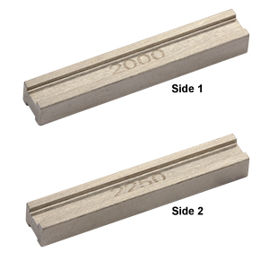 VHA20 - Dual-Sided Fiber Holder Top Insert, Ø1772 µm - Ø2944 µm