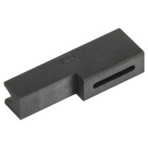 VHG125L - Extended Graphite V-Groove, Ø80 µm - Ø125 µm, 0.594in Length