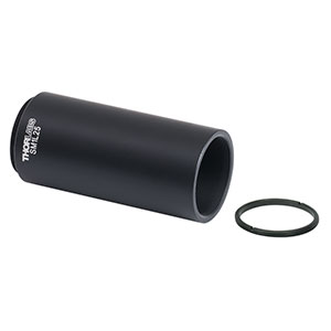 SM1L25 - SM1 Lens Tube, 2.50in Thread Depth, One Retaining Ring Included