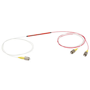 TW470R1F1 - 1x2 Wideband Fiber Optic Coupler, 470 ± 40 nm, 99:1 Split, FC/PC