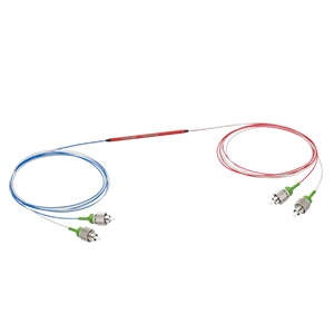 PN1550R3A2 - 2x2 PM Coupler, 1550 ± 15 nm, 75:25 Split, ≥20 dB PER, FC/APC Connectors