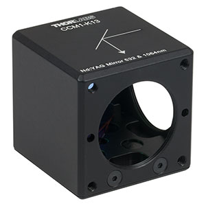 CCM1-K13 - 30 mm Cage-Cube-Mounted Nd:YAG Turning Mirror, 532 and 1064 nm, 8-32 Tap