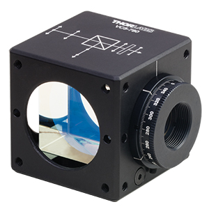 VC5-780 - 30 mm Cage-Cube-Mounted Variable Circular Polarizer 780 nm, 8-32 Tap