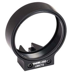 LB5CT2 - Ø2in Optic Mount with SM2-Threaded Bore for 60 mm Cage Cube, Mounts Optics up to 12.3 mm Thick