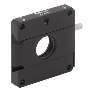 LCFH1/M - 60 mm Cage Plate with Removable Filter Holder for Ø1in Optics, M4 Tap