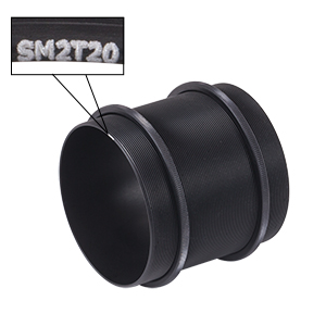 SM2T20 - SM2 (2.035in-40) Coupler, External Threads, 2in Long