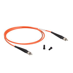M96L01 - Ø105 µm, 0.10 NA, SMA-SMA Fiber Patch Cable, Low OH, 1 Meter