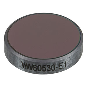WW80530-E1 - Ø1/2in Wedged Silicon Window, AR Coating: 2 - 5 µm