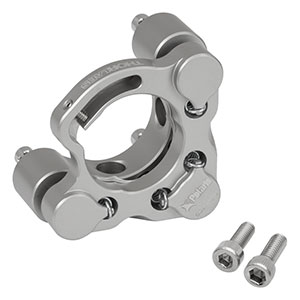 POLARIS-K1S5 - Polaris<sup>®</sup> Ø1in Mirror Mount, 3 Hex Adjusters with Side Holes, Monolithic Optic Retention