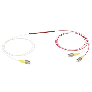 TW1650R5F1 - 1x2 Wideband Fiber Optic Coupler, 1650 ± 100 nm, 50:50 Split, FC/PC